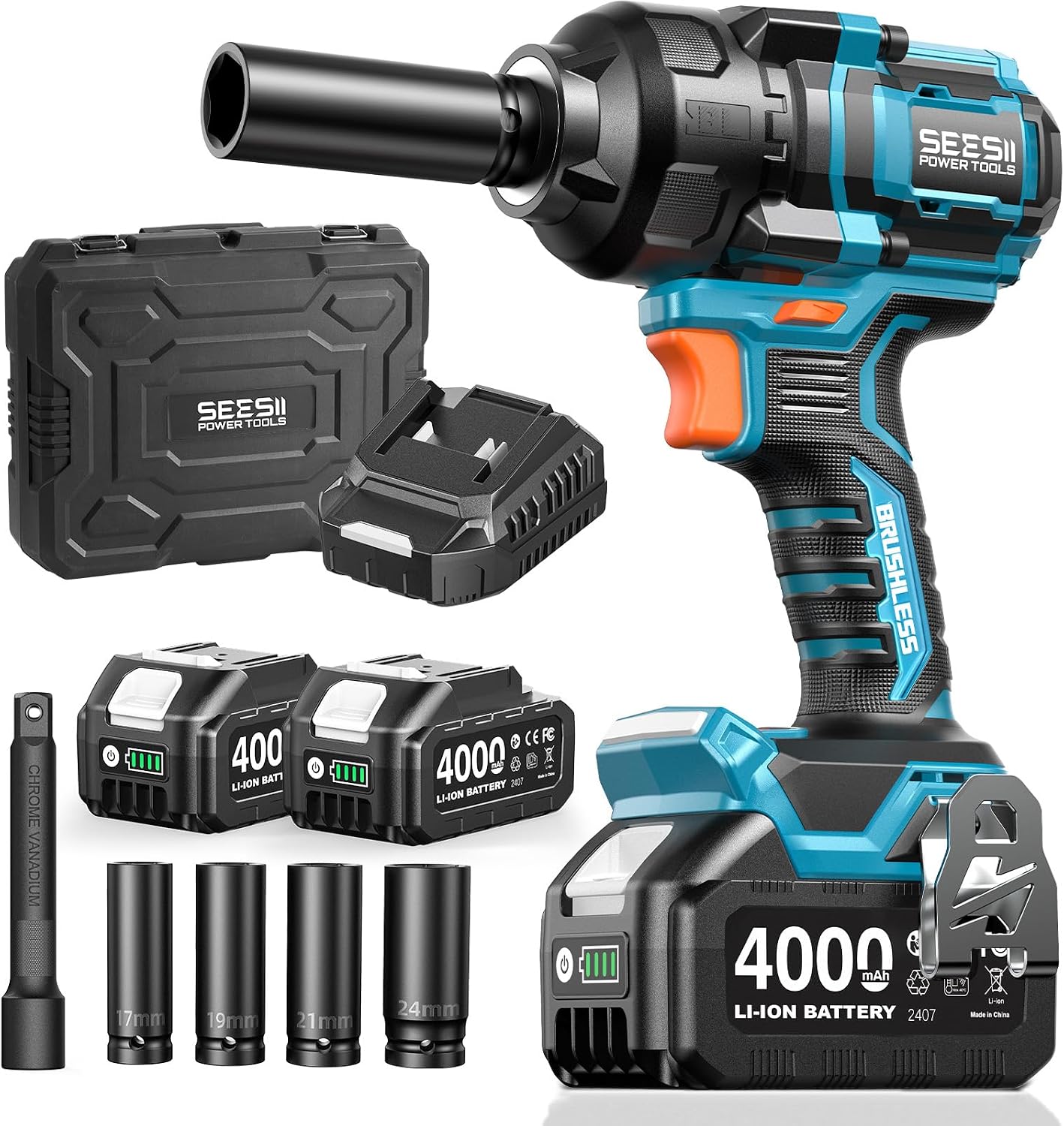 Llave de impacto de 1200 N.m